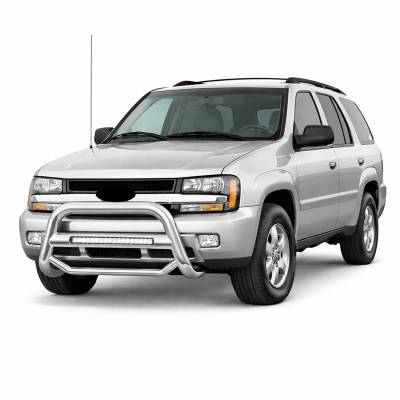 Black Horse Off Road - MAX Beacon Bull Bar-stainless Steel- Sierra 3500 HD/ Silverado 3500 HD/ Sierra 2500 HD/ Silverado 2500 HD/ Sierra 1500/Silverado 1500|Black Horse Off Road - Image 6