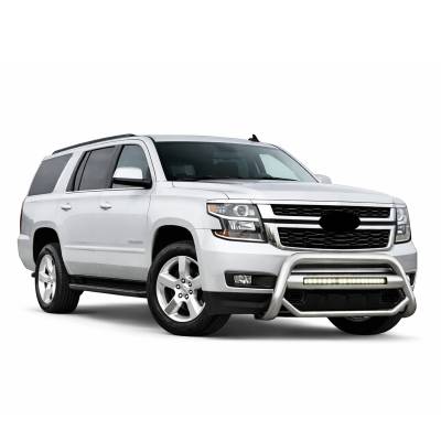 Black Horse Off Road - MAX Beacon Bull Bar-Stainless Steel- Sierra 3500 HD/ Silverado 2500 HD/ Sierra 1500 Limited/Silverado 1500 LD/ Sierra 1500/Silverado 1500|Black Horse Off Road - Image 3