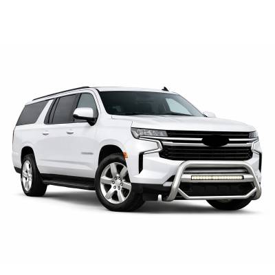 Black Horse Off Road - MAX Beacon Bull Bar-Stainless Steel- Sierra 3500 HD/ Silverado 2500 HD/ Sierra 1500 Limited/Silverado 1500 LD/ Sierra 1500/Silverado 1500|Black Horse Off Road - Image 12