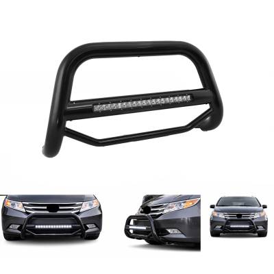 Black Horse Off Road - MAX Beacon Bull Bar-Black-2005-2017 Honda Odyssey|Black Horse Off Road - Image 3