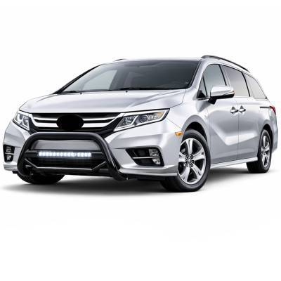 Black Horse Off Road - MAX Beacon Bull Bar-Black-2005-2017 Honda Odyssey|Black Horse Off Road - Image 5