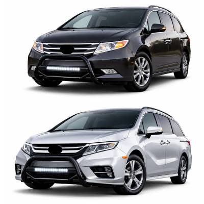 Black Horse Off Road - MAX Beacon Bull Bar-Black-2005-2017 Honda Odyssey|Black Horse Off Road - Image 7
