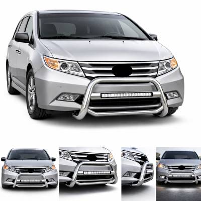 Black Horse Off Road - MAX Beacon Bull Bar-Stainless Steel-2005-2017 Honda Odyssey|Black Horse Off Road - Image 3