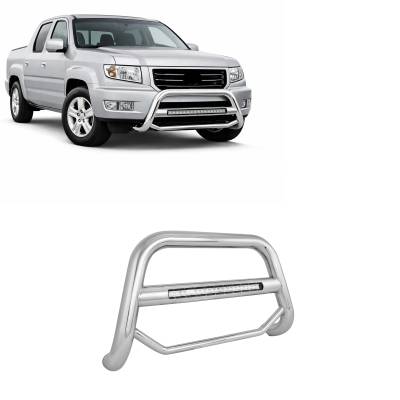 Black Horse Off Road - MAX Beacon Bull Bar-Stainless Steel-2006-2014 Honda Ridgeline/2003-2008 Honda Pilot/2001-2006 Acura MDX|Black Horse Off Road - Image 2
