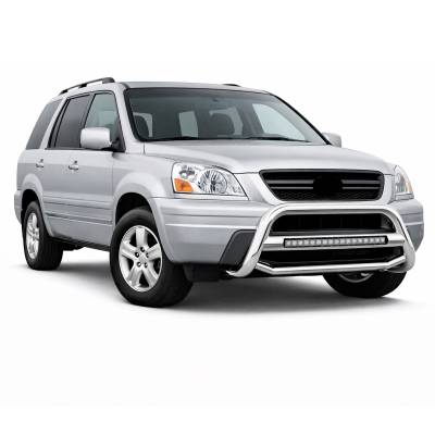 Black Horse Off Road - MAX Beacon Bull Bar-Stainless Steel-2006-2014 Honda Ridgeline/2003-2008 Honda Pilot/2001-2006 Acura MDX|Black Horse Off Road - Image 3