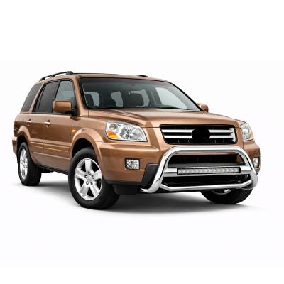 Black Horse Off Road - MAX Beacon Bull Bar-Stainless Steel-2006-2014 Honda Ridgeline/2003-2008 Honda Pilot/2001-2006 Acura MDX|Black Horse Off Road - Image 7