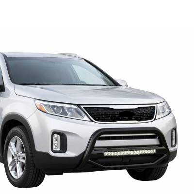 Black Horse Off Road - MAX Beacon Bull Bar-Black-2013-2016 Hyundai Santa Fe/2014-2015 Kia Sorento|Black Horse Off Road - Image 2