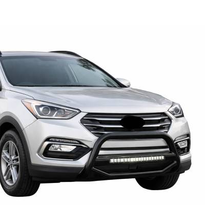 Black Horse Off Road - MAX Beacon Bull Bar-Black-2013-2016 Hyundai Santa Fe/2014-2015 Kia Sorento|Black Horse Off Road - Image 4