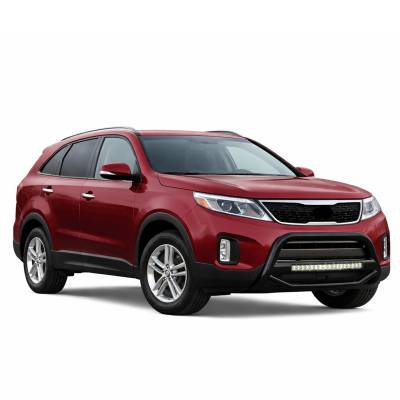 Black Horse Off Road - MAX Beacon Bull Bar-Black-2013-2016 Hyundai Santa Fe/2014-2015 Kia Sorento|Black Horse Off Road - Image 5