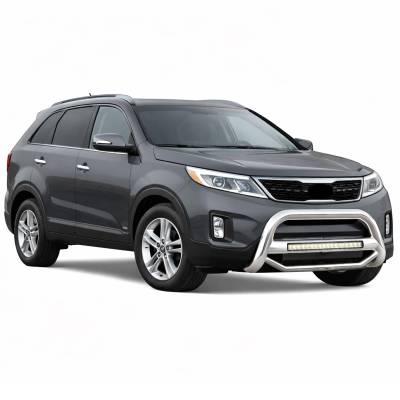 Black Horse Off Road - MAX Beacon Bull Bar-Stainless Steel-2013-2016 Hyundai Santa Fe/2014-2015 Kia Sorento|Black Horse Off Road - Image 2