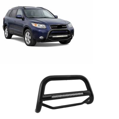 MAX Beacon Bull Bar-Black-2007-2010 Hyundai Santa Fe|Black Horse Off Road