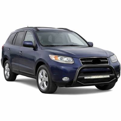 Black Horse Off Road - MAX Beacon Bull Bar-Black-2007-2010 Hyundai Santa Fe|Black Horse Off Road - Image 2