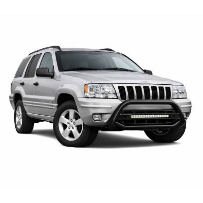 Black Horse Off Road - MAX Beacon Bull Bar-Black-1999-2004 Jeep Grand Cherokee|Black Horse Off Road - Image 2