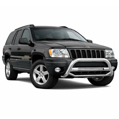 Black Horse Off Road - MAX Beacon Bull Bar-Stainless Steel-1999-2004 Jeep Grand Cherokee|Black Horse Off Road - Image 3