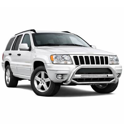 Black Horse Off Road - MAX Beacon Bull Bar-Stainless Steel-1999-2004 Jeep Grand Cherokee|Black Horse Off Road - Image 4