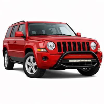 Black Horse Off Road - MAX Beacon Bull Bar-Black-2008-2017 Jeep Patriot|Black Horse Off Road - Image 3