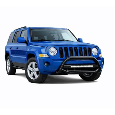 Black Horse Off Road - MAX Beacon Bull Bar-Black-2008-2017 Jeep Patriot|Black Horse Off Road - Image 4