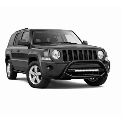 Black Horse Off Road - MAX Beacon Bull Bar-Black-2008-2017 Jeep Patriot|Black Horse Off Road - Image 5