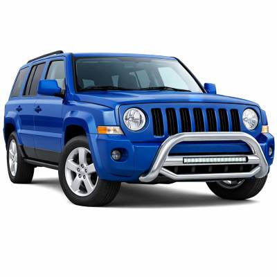 Black Horse Off Road - MAX Beacon Bull Bar-Stainless Steel-2008-2017 Jeep Patriot|Black Horse Off Road - Image 5