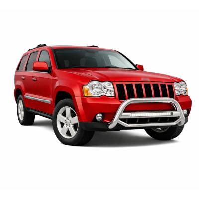Black Horse Off Road - MAX Beacon Bull Bar-Stainless Steel-2008-2010 Jeep Grand Cherokee|Black Horse Off Road - Image 3