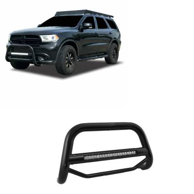 Black Horse Off Road - MAX Beacon Bull Bar-Black-2011-2021 Jeep Grand Cherokee/2011-2013 Dodge Durango|Black Horse Off Road - Image 2
