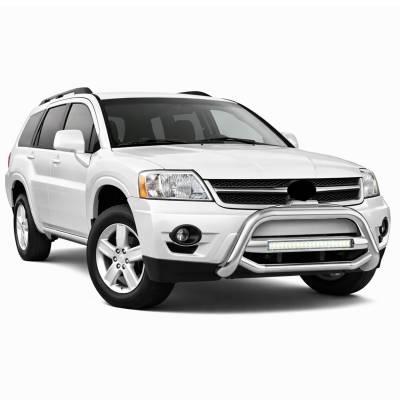 Black Horse Off Road - MAX Beacon Bull Bar-Stainless Steel-2004-2011 Mitsubishi Endeavor|Black Horse Off Road - Image 2