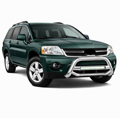 Black Horse Off Road - MAX Beacon Bull Bar-Stainless Steel-2004-2011 Mitsubishi Endeavor|Black Horse Off Road - Image 3