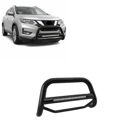 Black Horse Off Road - MAX Beacon Bull Bar-Black-2014-2020 Nissan Rogue|Black Horse Off Road - Image 2