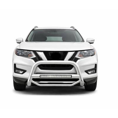 Black Horse Off Road - MAX Beacon Bull Bar-Stainless Steel-2014-2020 Nissan Rogue|Black Horse Off Road - Image 2