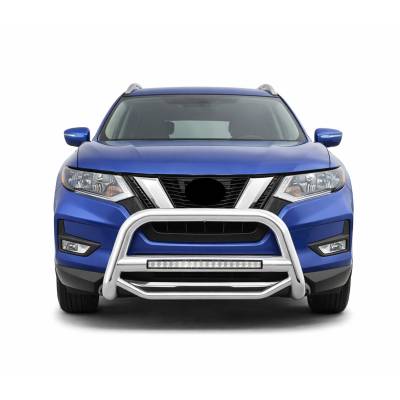 Black Horse Off Road - MAX Beacon Bull Bar-Stainless Steel-2014-2020 Nissan Rogue|Black Horse Off Road - Image 4