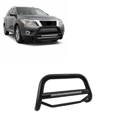MAX Beacon Bull Bar-Black-2013-2021 Nissan Pathfinder|Black Horse Off Road