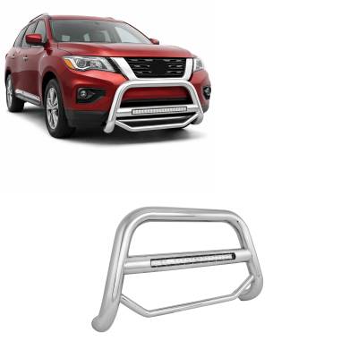 Black Horse Off Road - MAX Beacon Bull Bar-Stainless Steel-2013-2021 Nissan Pathfinder|Black Horse Off Road - Image 2
