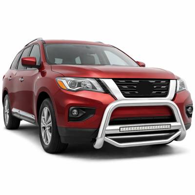 Black Horse Off Road - MAX Beacon Bull Bar-Stainless Steel-2013-2021 Nissan Pathfinder|Black Horse Off Road - Image 3