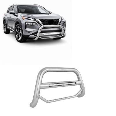 Black Horse Off Road - MAX Beacon Bull Bar-Stainless Steel-2021-2023 Nissan Rogue|Black Horse Off Road - Image 2