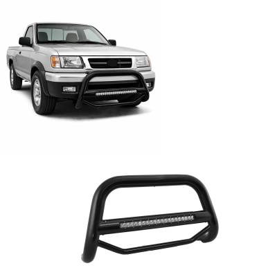 Black Horse Off Road - MAX Beacon Bull Bar-Black-1998-2004 Nissan Frontier/2000-2004 Nissan Xterra|Black Horse Off Road - Image 2