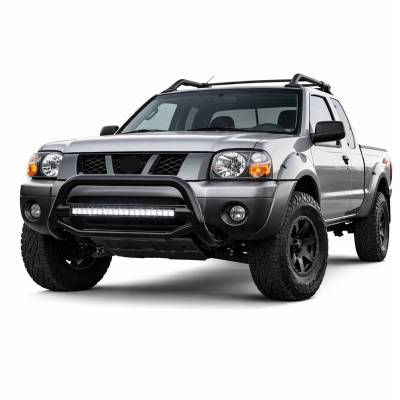 Black Horse Off Road - MAX Beacon Bull Bar-Black-1998-2004 Nissan Frontier/2000-2004 Nissan Xterra|Black Horse Off Road - Image 6