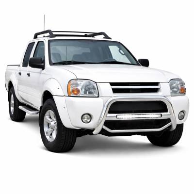 MAX Beacon Bull Bar-Stainless Steel-1998-2004 Nissan Frontier/2000-2004 Nissan Xterra|Black Horse Off Road