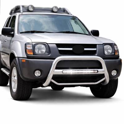 Black Horse Off Road - MAX Beacon Bull Bar-Stainless Steel-1998-2004 Nissan Frontier/2000-2004 Nissan Xterra|Black Horse Off Road - Image 4