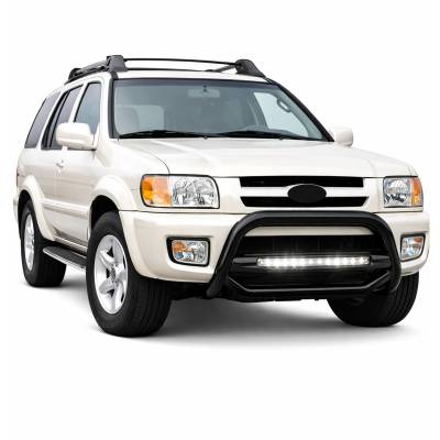 Black Horse Off Road - MAX Beacon Bull Bar-Black-1999-2003 Infiniti QX4/1999-2004 Nissan Pathfinder|Black Horse Off Road - Image 4