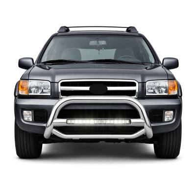 Black Horse Off Road - MAX Beacon Bull Bar-Stainless Steel-1999-2003 Infiniti QX4/1999-2004 Nissan Pathfinder|Black Horse Off Road - Image 3