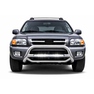 Black Horse Off Road - MAX Beacon Bull Bar-Stainless Steel-1999-2003 Infiniti QX4/1999-2004 Nissan Pathfinder|Black Horse Off Road - Image 5