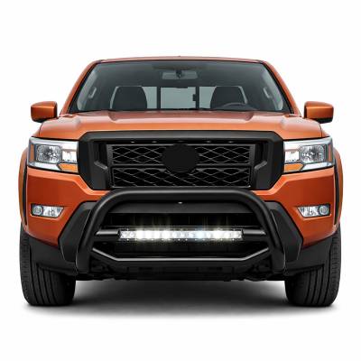 Black Horse Off Road - MAX Beacon Bull Bar-Black-2005-2007 Nissan Pathfinder/2005-2015 Nissan Xterra/2005-2021 Nissan Frontier|Black Horse Off Road - Image 4