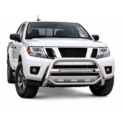 Black Horse Off Road - MAX Beacon Bull Bar-Stainless Steel-2005-2007 Nissan Pathfinder/2005-2015 Nissan Xterra/2005-2021 Nissan Frontier|Black Horse Off Road - Image 2