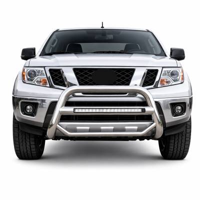 Black Horse Off Road - MAX Beacon Bull Bar-Stainless Steel-2005-2007 Nissan Pathfinder/2005-2015 Nissan Xterra/2005-2021 Nissan Frontier|Black Horse Off Road - Image 3
