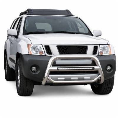 Black Horse Off Road - MAX Beacon Bull Bar-Stainless Steel-2005-2007 Nissan Pathfinder/2005-2015 Nissan Xterra/2005-2021 Nissan Frontier|Black Horse Off Road - Image 4