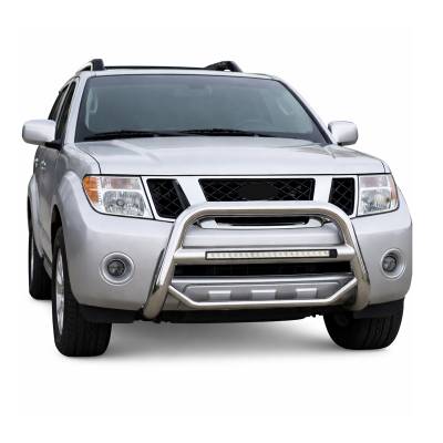 Black Horse Off Road - MAX Beacon Bull Bar-Stainless Steel-2005-2007 Nissan Pathfinder/2005-2015 Nissan Xterra/2005-2021 Nissan Frontier|Black Horse Off Road - Image 5