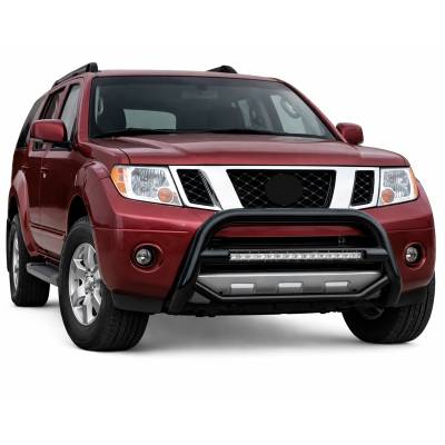 Black Horse Off Road - MAX Beacon Bull Bar-Black-2008-2012 Nissan Pathfinder|Black Horse Off Road - Image 2