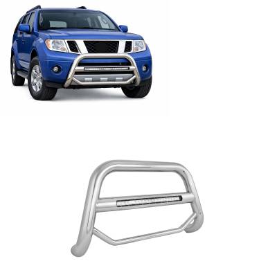 Black Horse Off Road - MAX Beacon Bull Bar-Stainless Steel-2008-2012 Nissan Pathfinder|Black Horse Off Road - Image 2