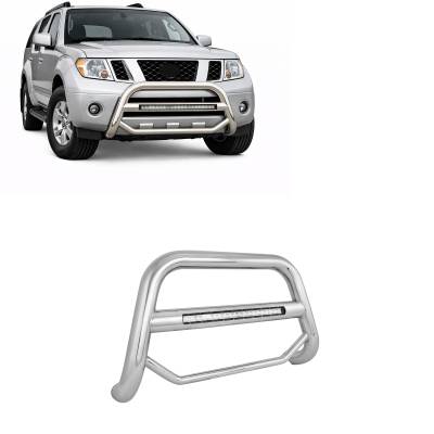 Black Horse Off Road - MAX Beacon Bull Bar-Stainless Steel-2005-2021 Nissan Frontier/2005-2007 Nissan Pathfinder/2005-2015 Nissan Xterra|Black Horse Off Road - Image 2