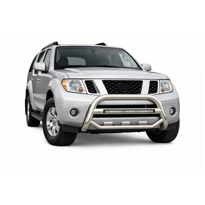 Black Horse Off Road - MAX Beacon Bull Bar-Stainless Steel-2005-2021 Nissan Frontier/2005-2007 Nissan Pathfinder/2005-2015 Nissan Xterra|Black Horse Off Road - Image 3